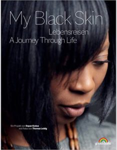 buchcover mit schwarzen frau my black skin von dayan kodua